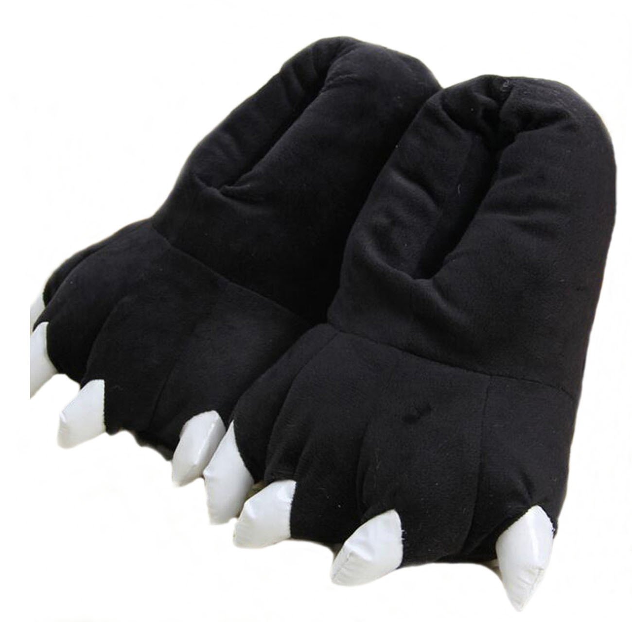 Unisex Soft Plush Animal Paw Slippers - Cozy Dinosaur & Bear Paw House Shoes for Women & Men | Perfect for Indoor Comfort, Lounge Wear & Gift Giving
