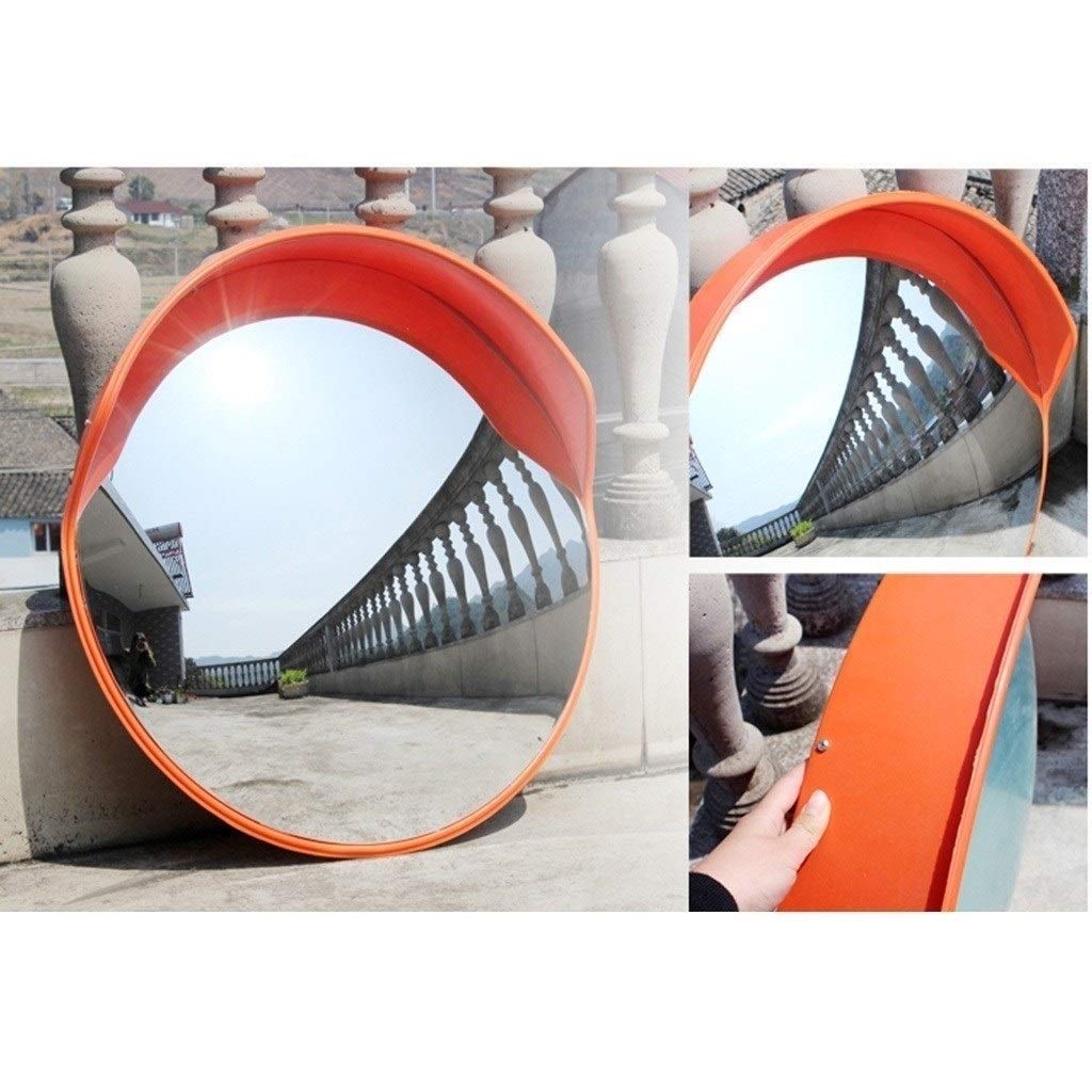 Unbreakable Convex Safety Mirror 120cm - Shatterproof Traffic & Parking Mirror for Blind Spots, Driveways, Warehouses, and Road Safety