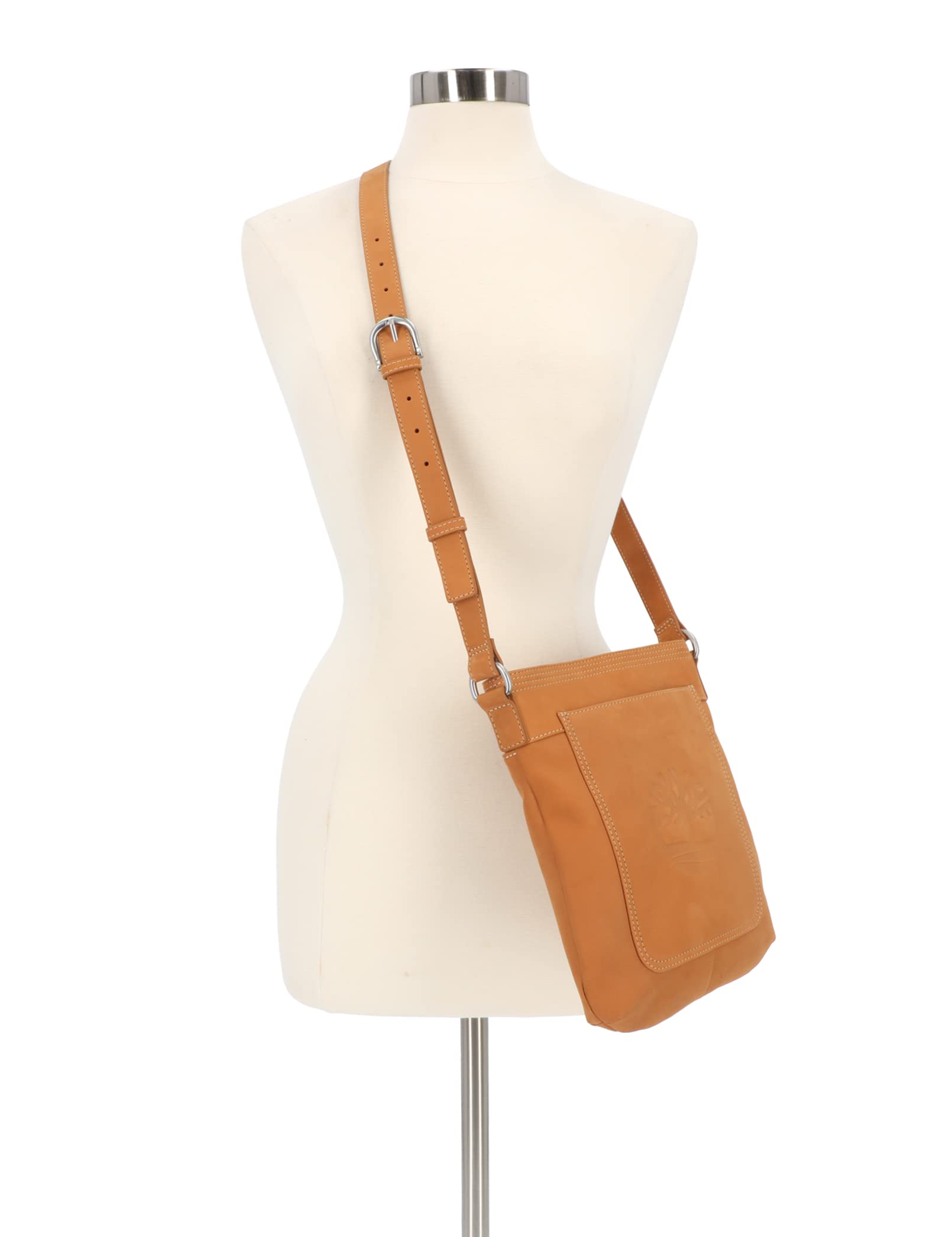 Timberland Genuine Leather Crossbody Bag for Women - Stylish Shoulder Purse for Everyday Use, Travel & Shopping