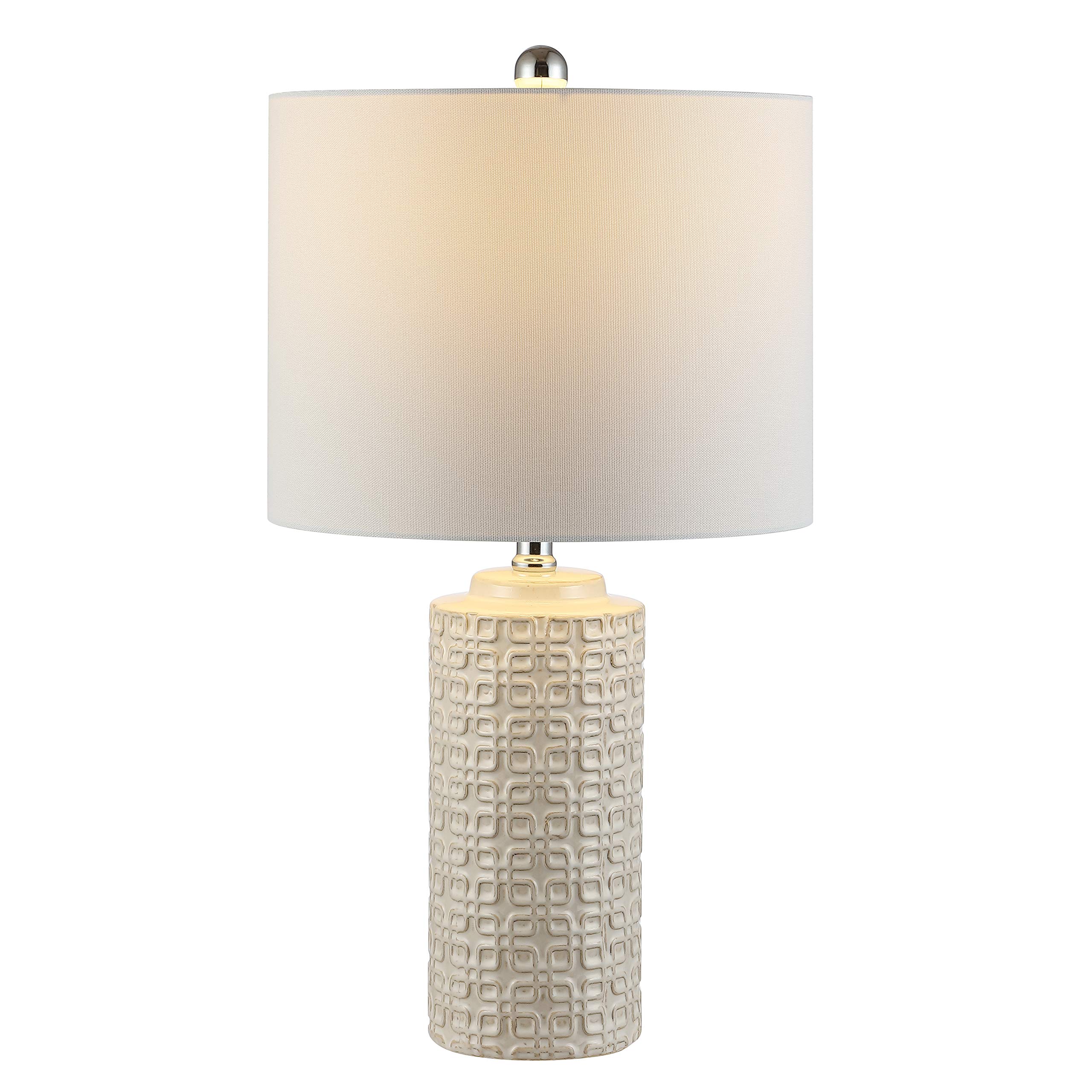 SAFAVIEH Artef Modern Ivory Ceramic Table Lamp Set of 2 - 24