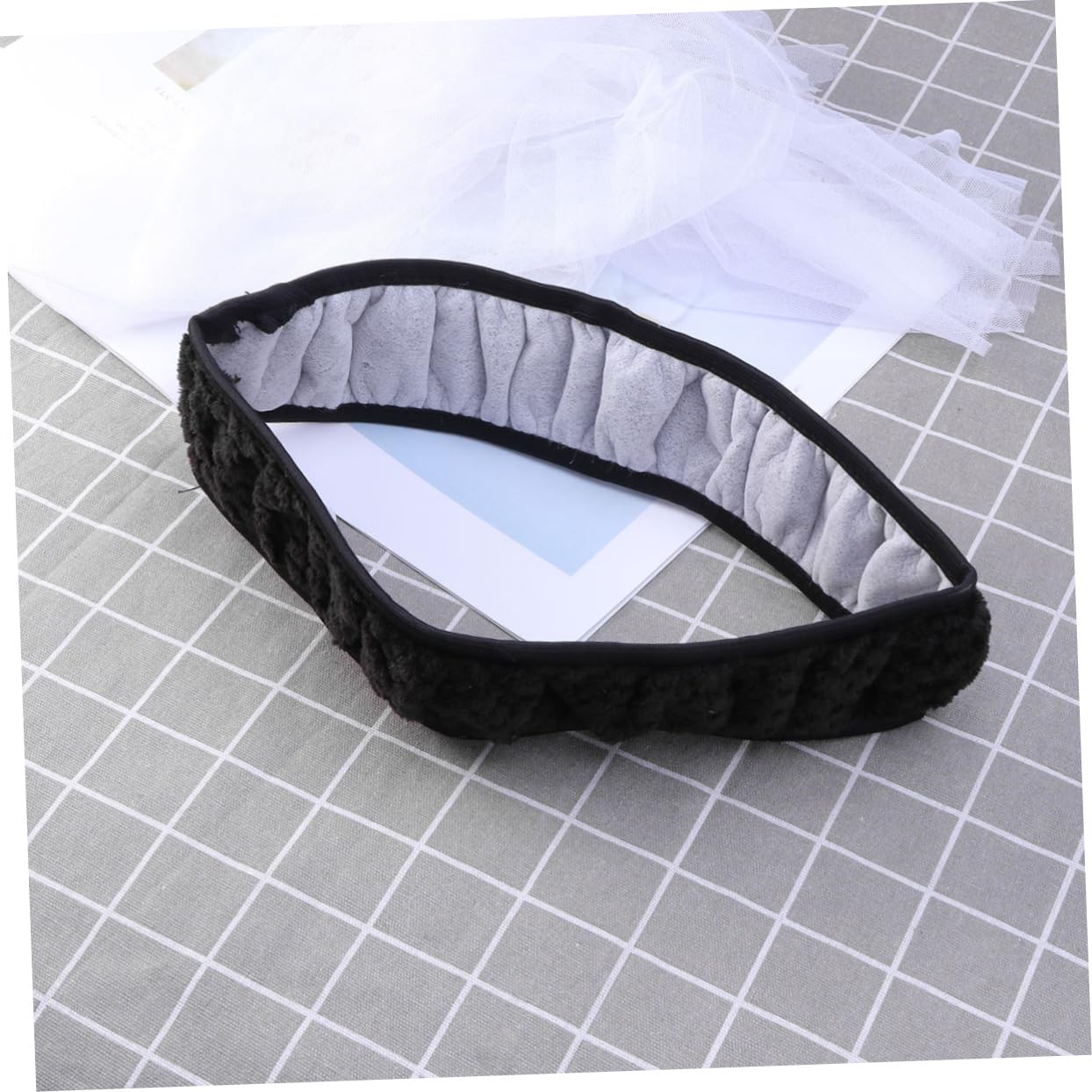 VICASKY Black Elastic Car Steering Wheel Cover 36-38cm (14-15 inches) - Stylish, Non-Slip, Easy to Install for Comfort & Safety - Perfect for Daily Commute, Road Trips & Winter Driving