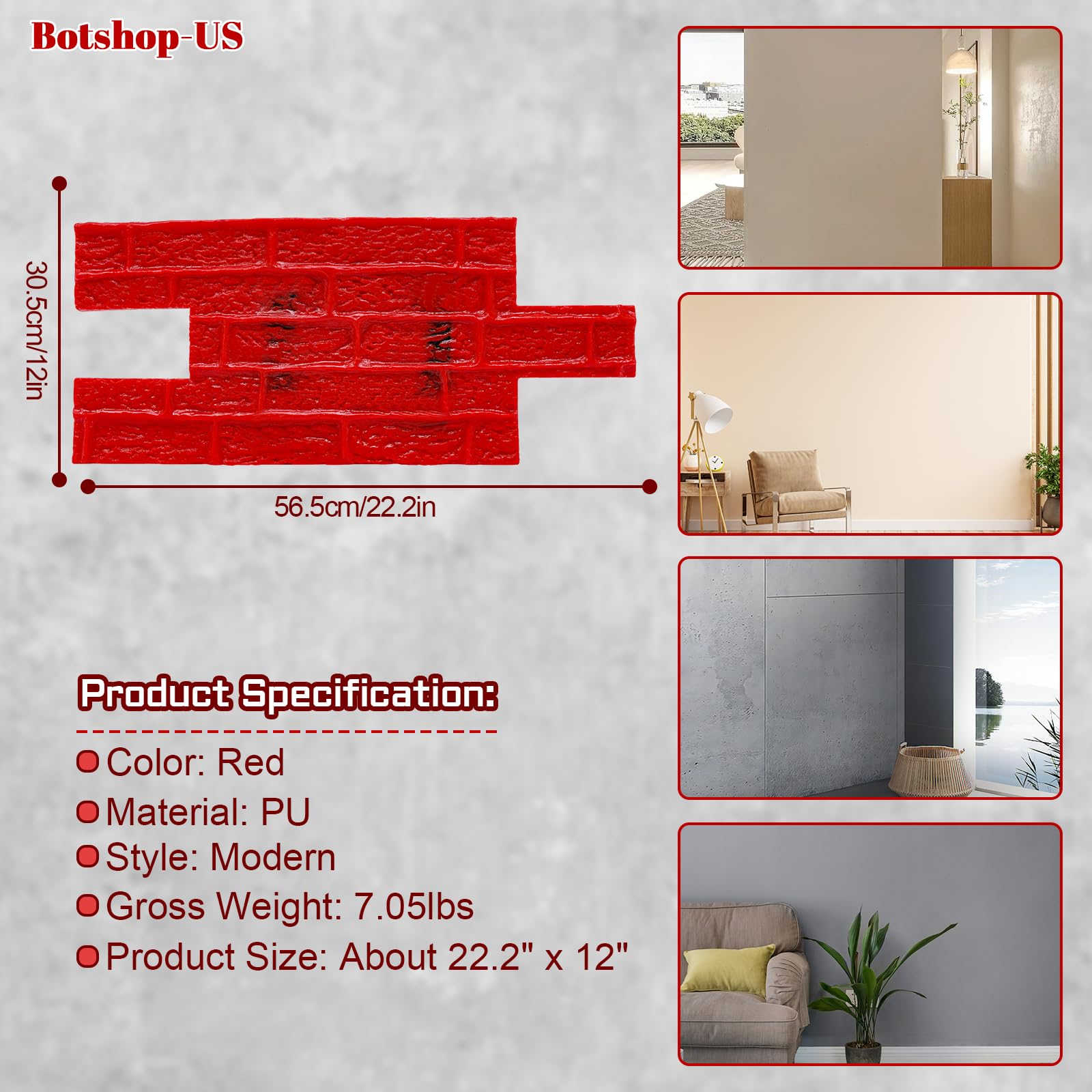 Premium PU Concrete Stamp Mats 22.2
