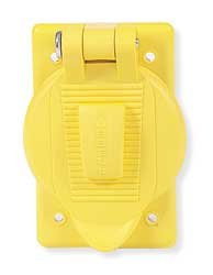 Weatherproof Twist-Lock Cover - Secure Outdoor Electrical Connections for Patio, Garden & Pool Areas