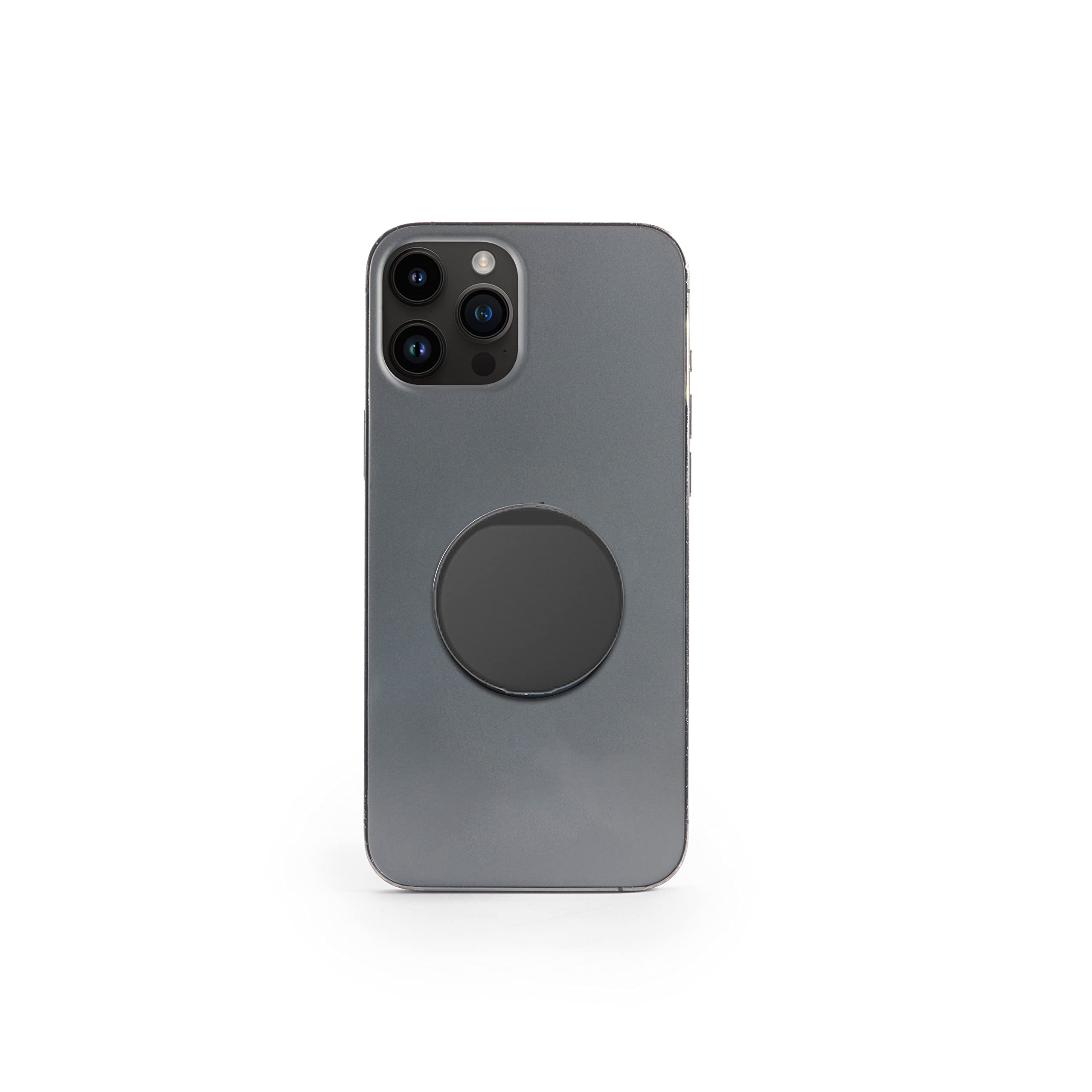 HANDL New York: Black - Handl O x POPL - Phone Grip and Stand for Smartphone, Perfect for Hands-Free Viewing and Secure Grip