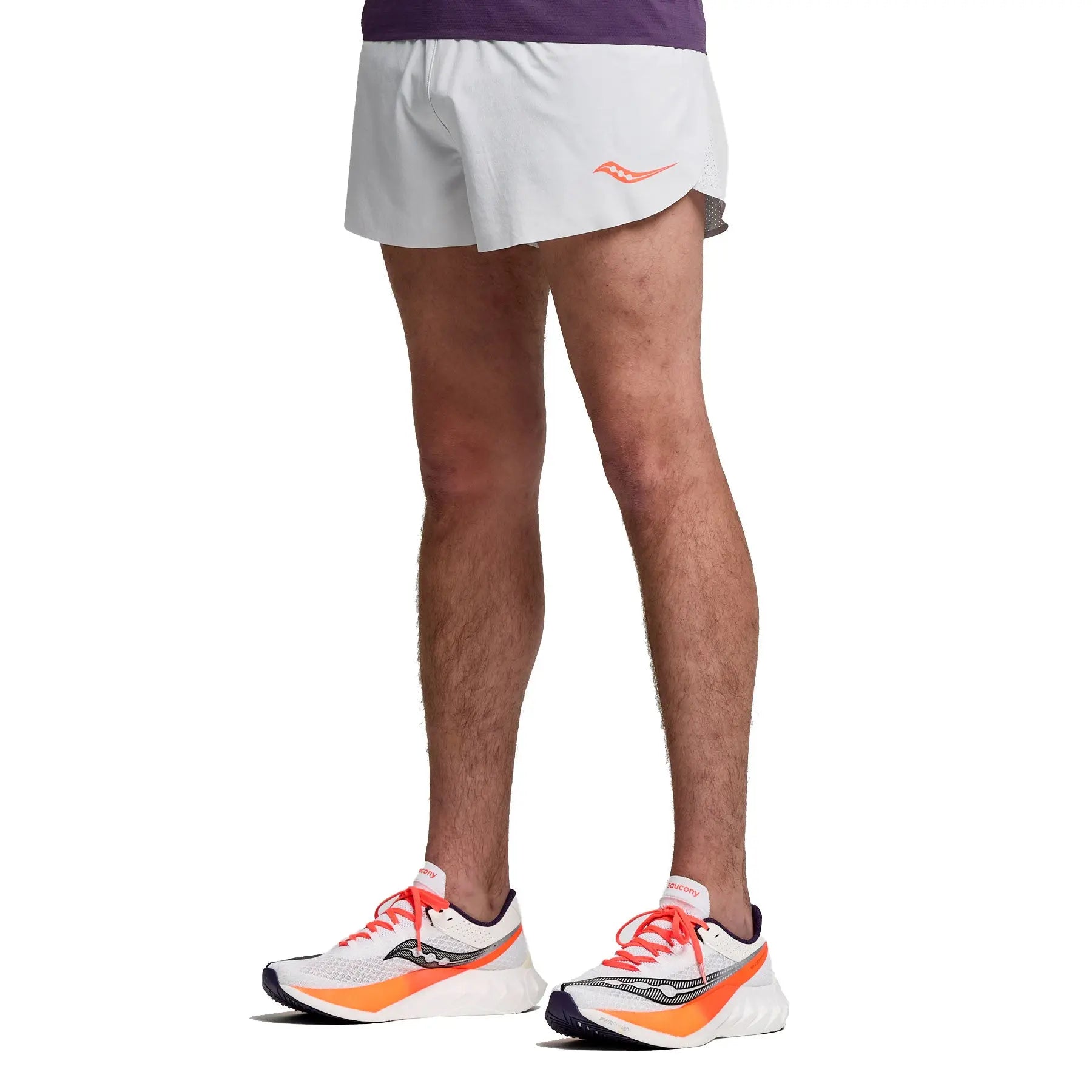 Men's Saucony Endorphin Split Running Shorts - Lightweight Quick-Dry Athletic Shorts for Marathon, Training & Gym Workouts
