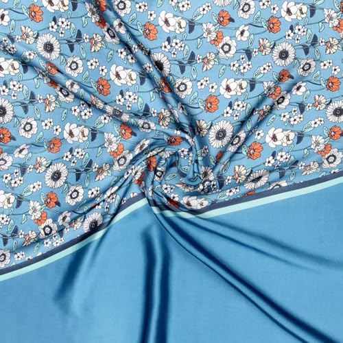 Blue Flower Stitching