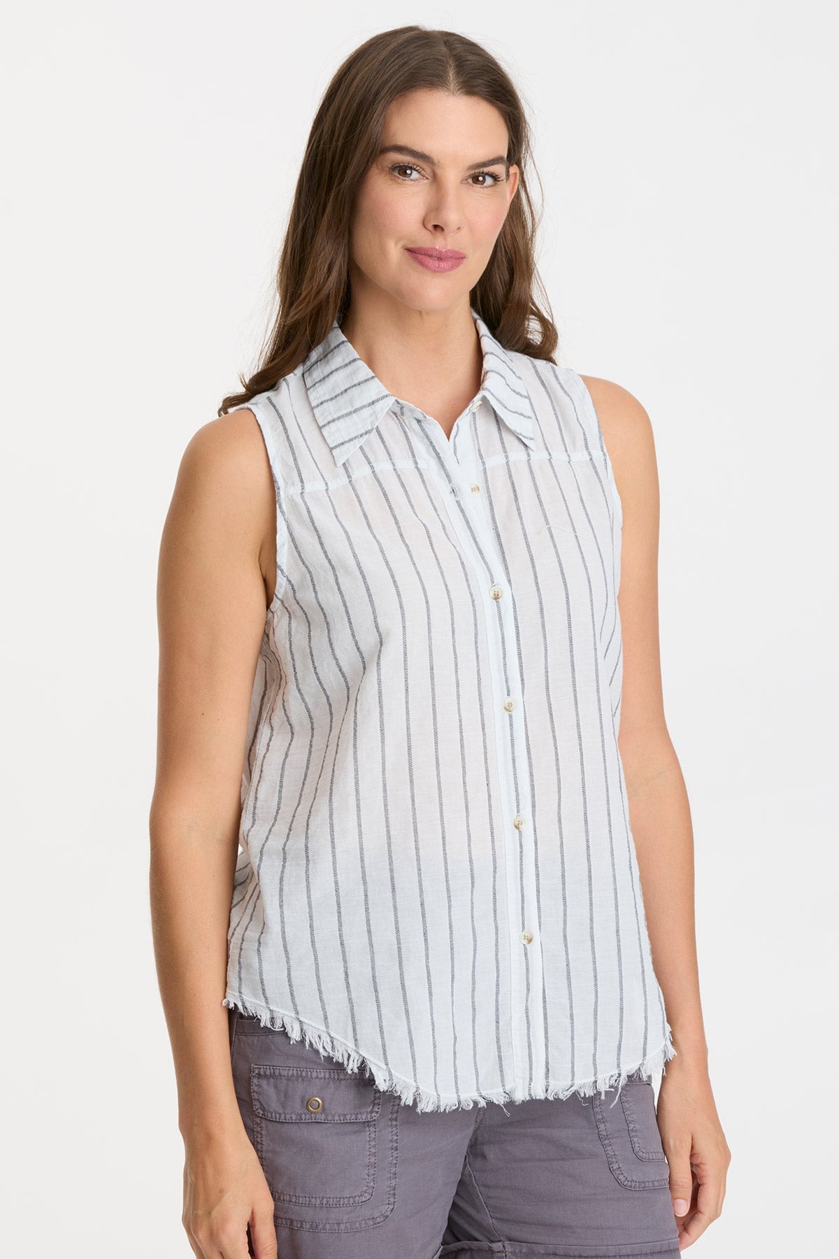 Stylish Striped Otto Top for Women - Trendy Casual & Party Wear - Perfect for Summer Outfits & Beach Vacations