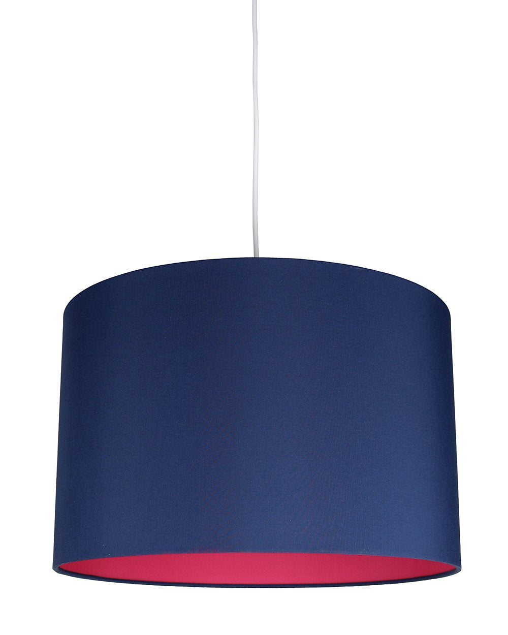 Navy Blue with Fuchsia Lining