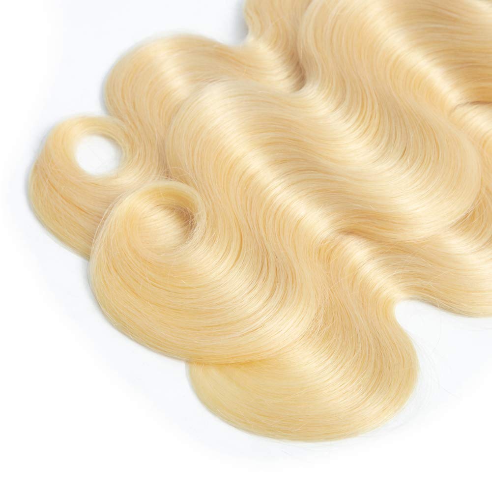 10-40 Inch Long 613 Body Wave Brazilian Hair Extensions - 3 Bundles Unprocessed Virgin Remy Human Hair Weave - Wet and Wavy Human Hair Bundles (12 12 12 12) for Stunning Beach Waves & Everyday Glamorous Looks