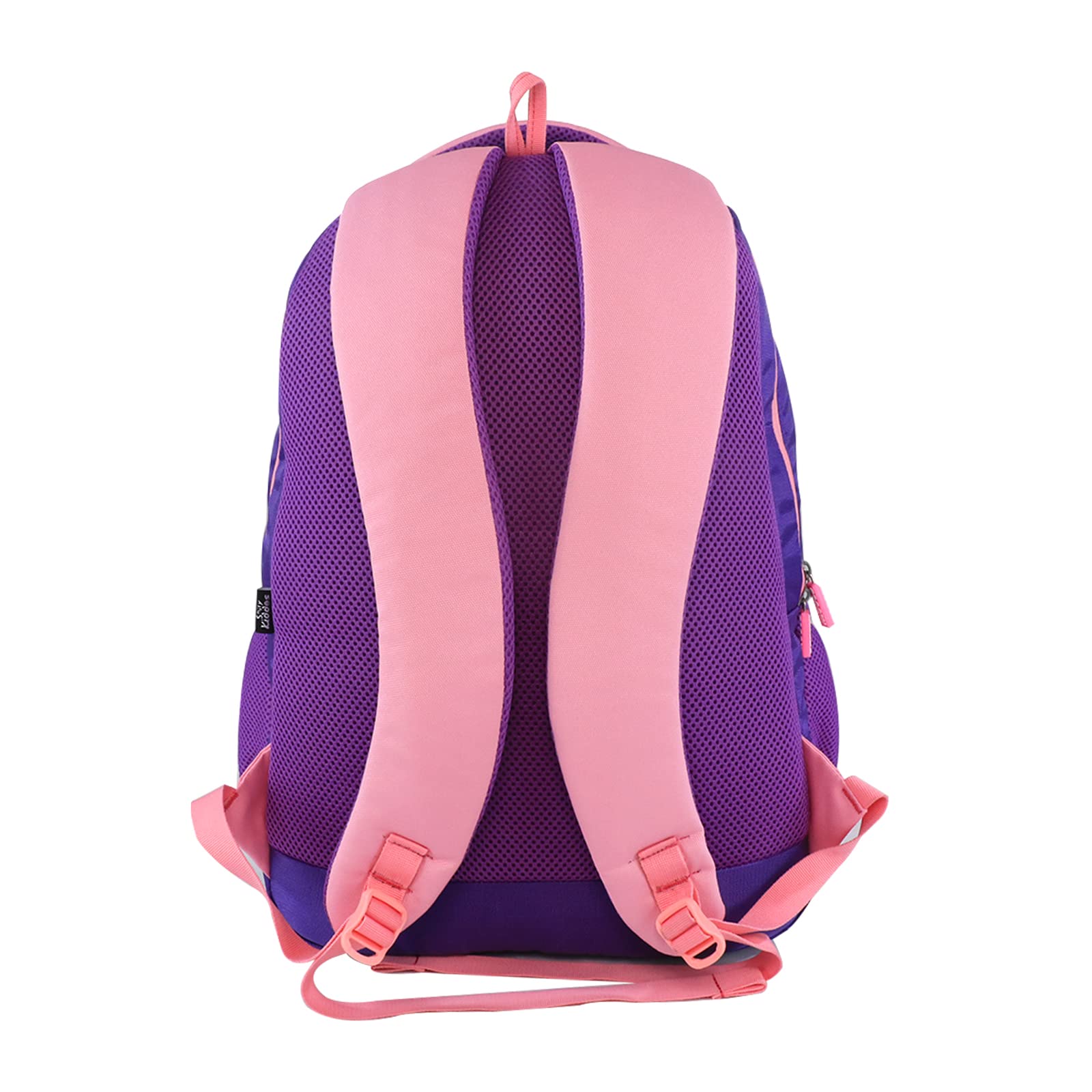 Smily Kiddos 29L Kids Backpack for School - Cartoon Design Unisex Backpack for Boys & Girls Ages 5-9 (Daisy Pink, 45x33x20cm) - Perfect for Elementary School, Daycare & Travel