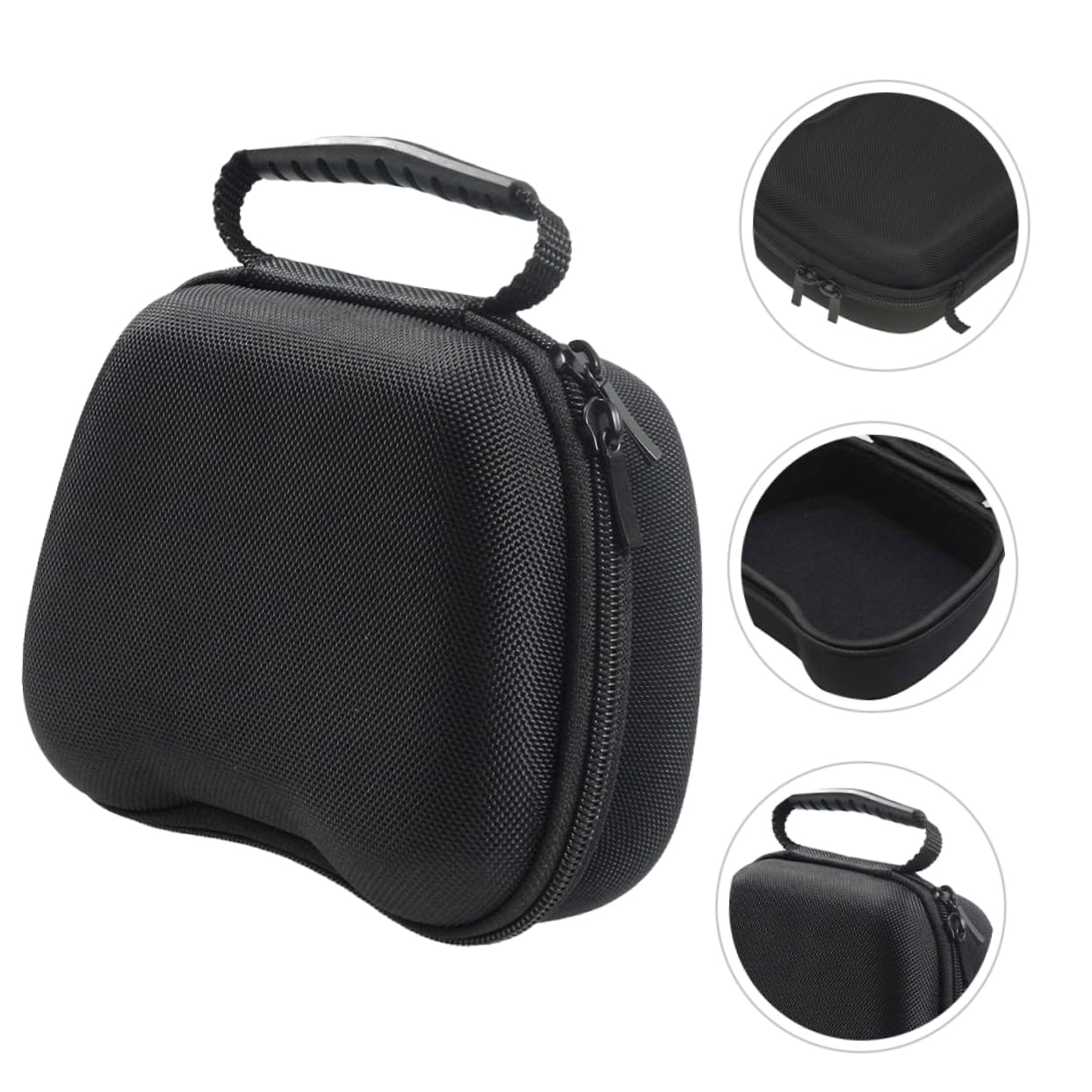 ARTIBETTER Controller Storage Case - Durable Oxford Cloth with EVA & Velour Lining for PS5/Xbox/Switch Pro Controllers - Travel-Friendly Protective Carrying Pouch for Gaming Accessories at Home or On-The-Go