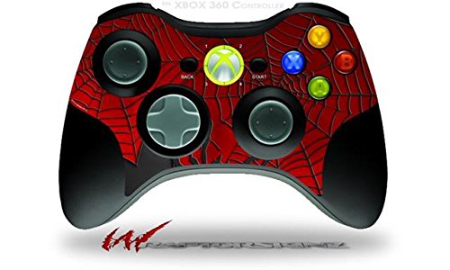 Xbox 360 Controller Vinyl Skin - WraptorSkinz Spider Web Decal for Gaming