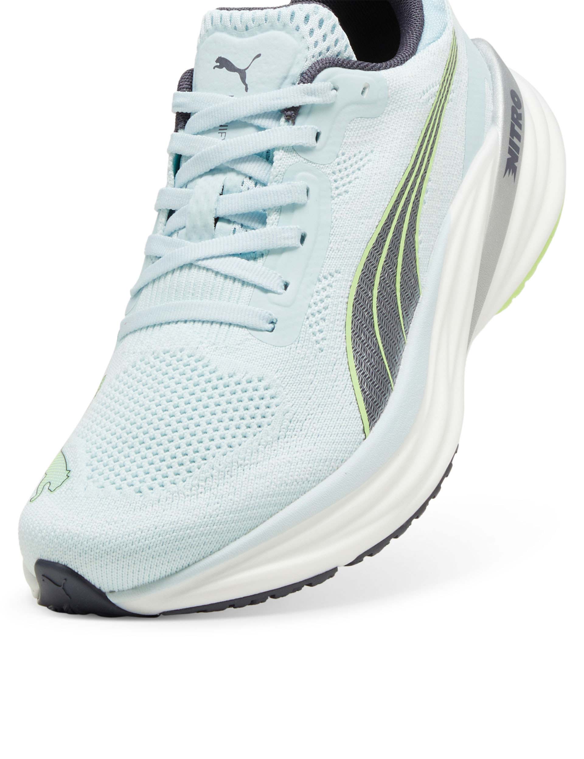 Magnify NITRO 2 Running Shoes - Lightweight & Breathable for Men & Women | Nitro Blue/Fizzy Apple Color | Perfect for Jogging, Gym Workouts & Daily Wear