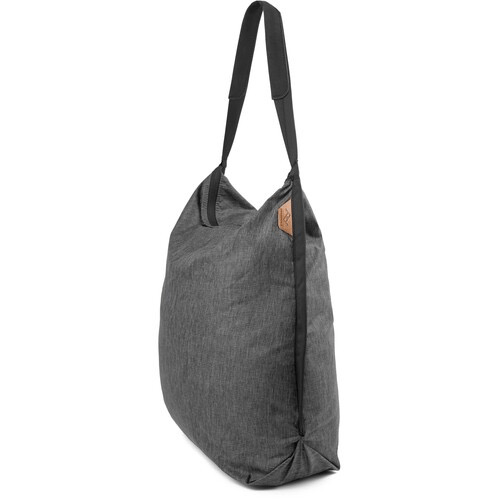 Peak Design Packable Tote Bag - Lightweight & Water-Resistant Travel Tote for Men & Women - Perfect for Shopping, Beach, Gym & Daily Commute - Charcoal Gray
