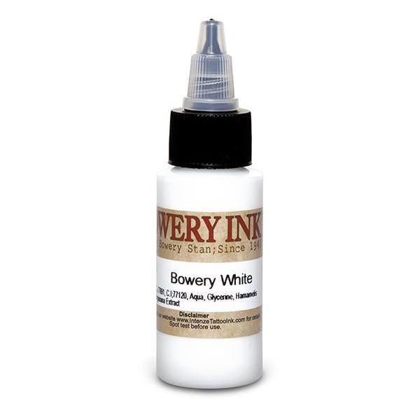Intenze Bowery Series White Ink - Professional Tattoo Ink for Artists - Perfect for Fine Lines, Highlights & Cover-Ups