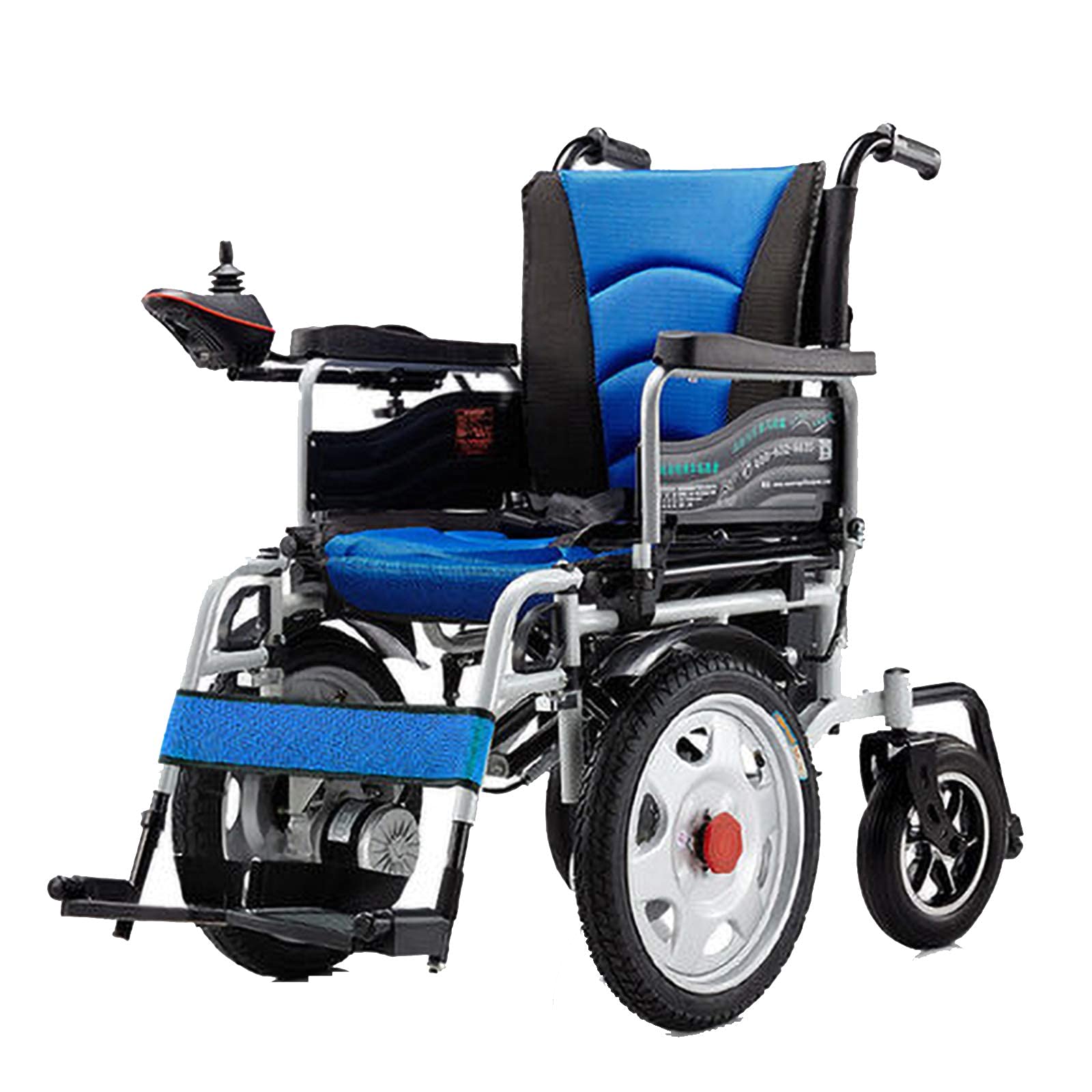 RALIRA Heavy Duty All-Terrain Electric Wheelchair - Dual Motor Folding Power Wheelchair for Adults & Seniors - Portable Mobility Scooter for Indoor/Outdoor Use, Travel & Daily Activities