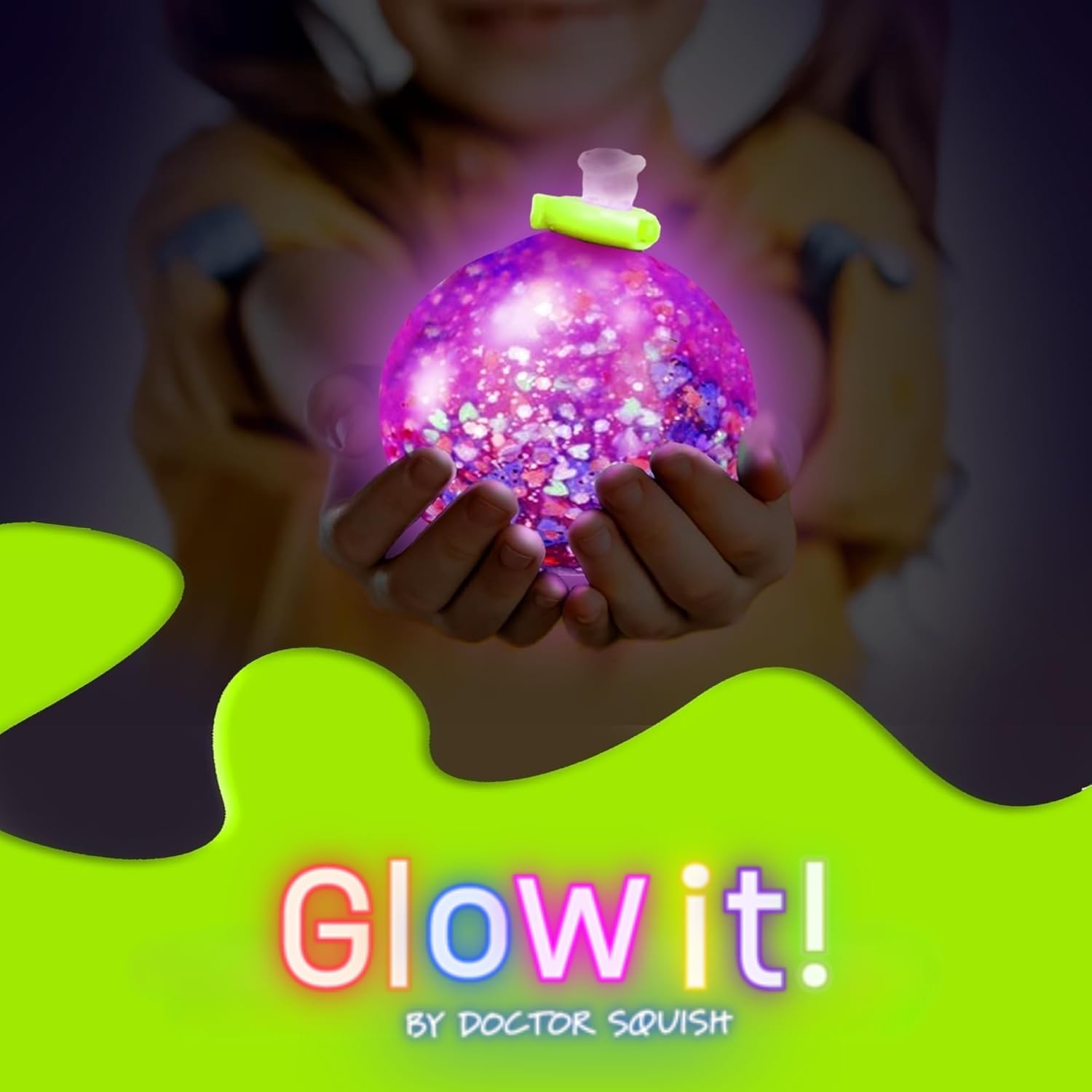 Glow in The Dark Squishy Maker Kit - DIY Slime for Kids Fun