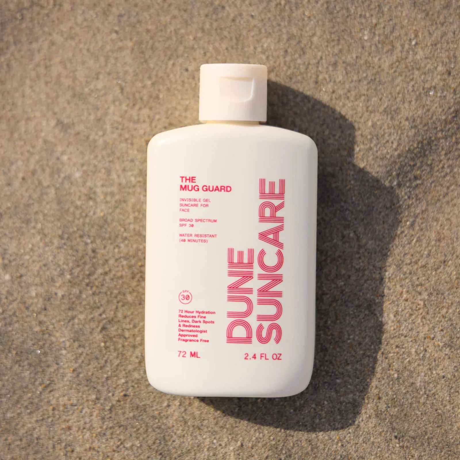 Dune Suncare The Mug Guard SPF 30 Sunscreen 2.4 FL OZ - Fragrance Free, Broad Spectrum UVA/UVB Protection - Perfect for Outdoor Activities, Beach & Travel