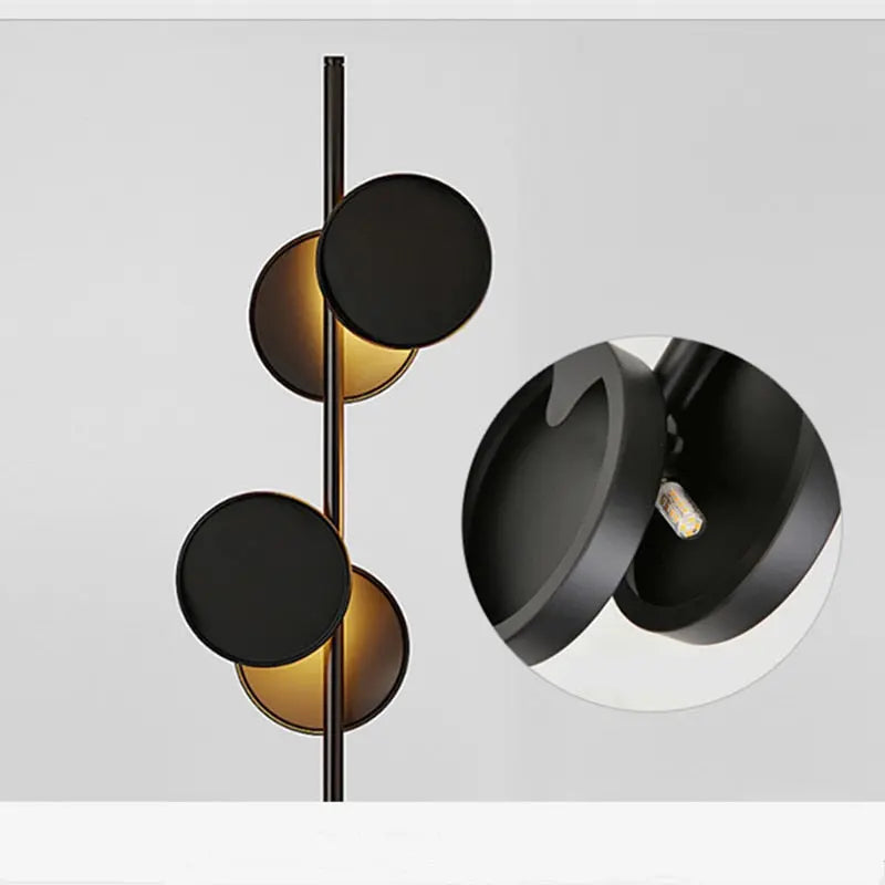 Vintage Arc Floor Lamp - Adjustable Modern Standing Light for Living Room, Bedroom & Office - Industrial Style Reading Lamp with Dimmable LED Bulb