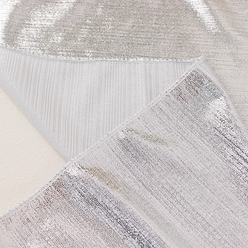 5 Pack 20x20 Inch Polyester Sequin Dot Dinner Napkins - Elegant & Durable for Parties, Weddings, and Holiday Dining