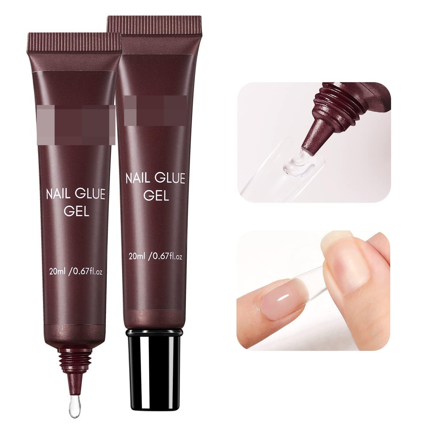 NAILWIND Professional Gel Nail Glue - 20ML Strong Adhesive for Soft Gel Nail Tips & Rhinestones | Requires UV/LED Nail Lamp | Perfect for Salon, DIY Manicures & Nail Art Designs