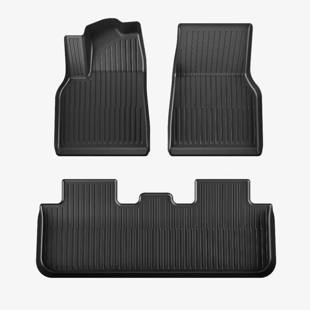 Premium All-Weather Floor Mats for Tesla Model Y Juniper 2025+ | Custom Fit Car Mats | Waterproof & Durable Protection for Mud, Snow & Spills | Perfect for Road Trips & Daily Commutes