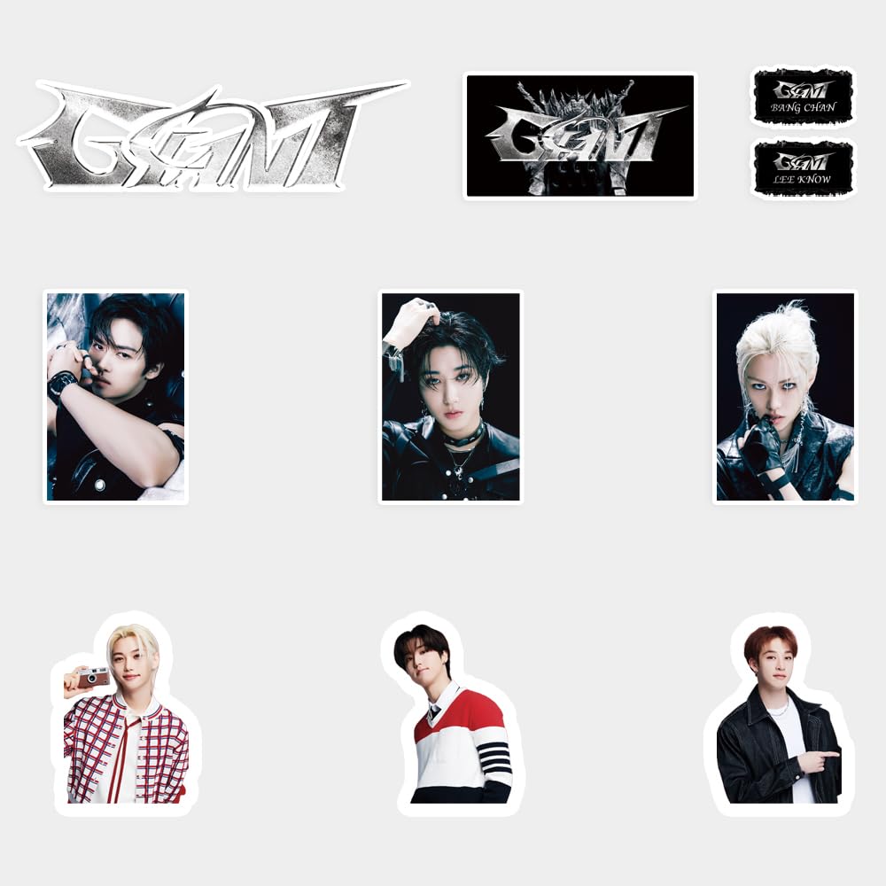 300PCS Stray Kids Stickers Set - Cute Kpop Stickers for Fans, Waterproof Vinyl Decals for Laptop, Phone, Skateboard, Car, Notebook - Perfect Gift for Kpop Lovers (Pink) - Great for Room Decor, School Supplies & Fan Collections