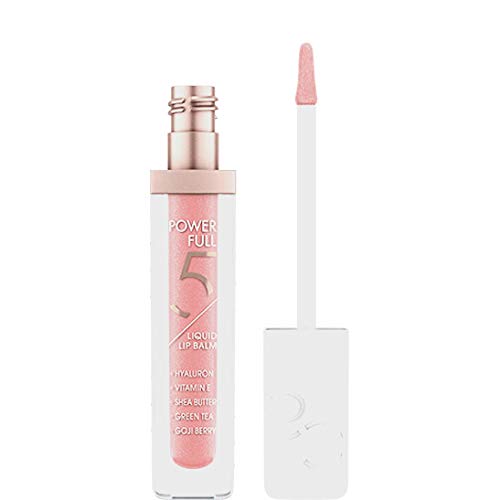 Catrice Powerfull 5 Liquid Lip Balm - Hydrating & Plumping Lip Treatment with Vitamin E, Shea Butter, Hyaluronic Acid | Vegan, Cruelty-Free, Gluten & Paraben Free | Perfect for Daily Moisture & Night Lip Care