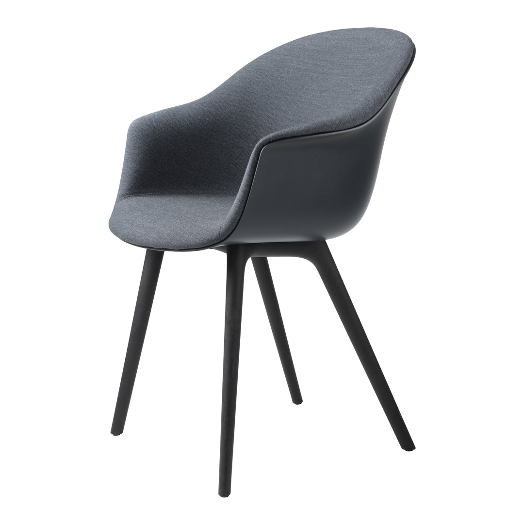 Bat Dining Chair - Modern Upholstered Seat with Sturdy Plastic Base - Perfect for Kitchen, Dining Room & Restaurant Use