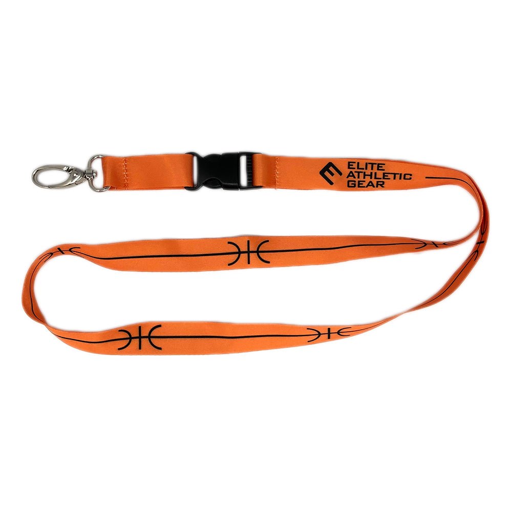 Premium Basketball Lanyard - Durable ID Badge Holder for Sports Fans & Events - Perfect for NBA Games, School IDs & Work Security Cards