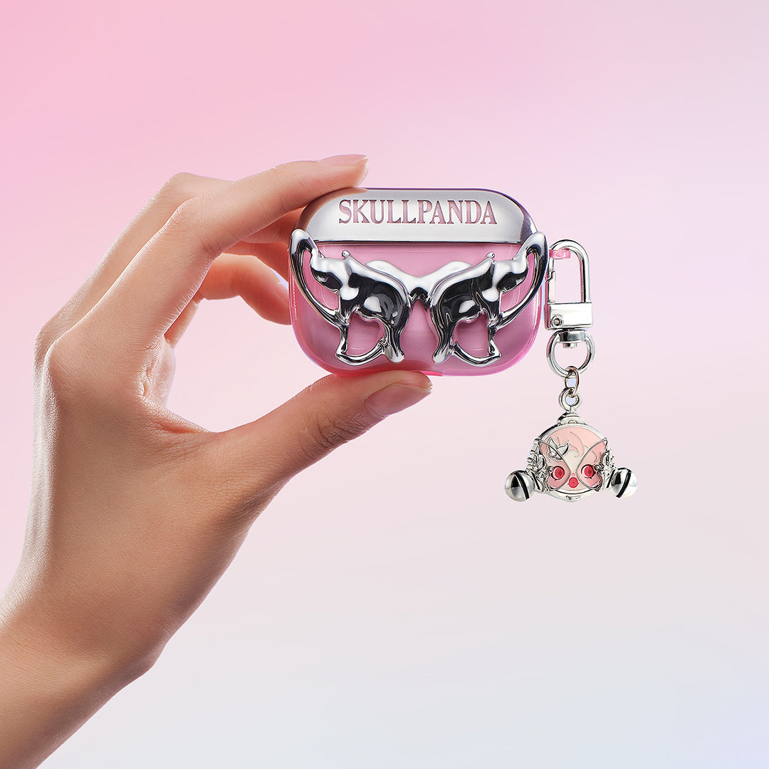 POP MART SKULLPANDA The Sound Series AirPods Pro Case - Cute Cartoon Character Protective Cover for Apple AirPods Pro (1st & 2nd Gen) - Trendy Accessory for Music Lovers & Anime Fans - Perfect for Daily Use, Travel & Gift Giving