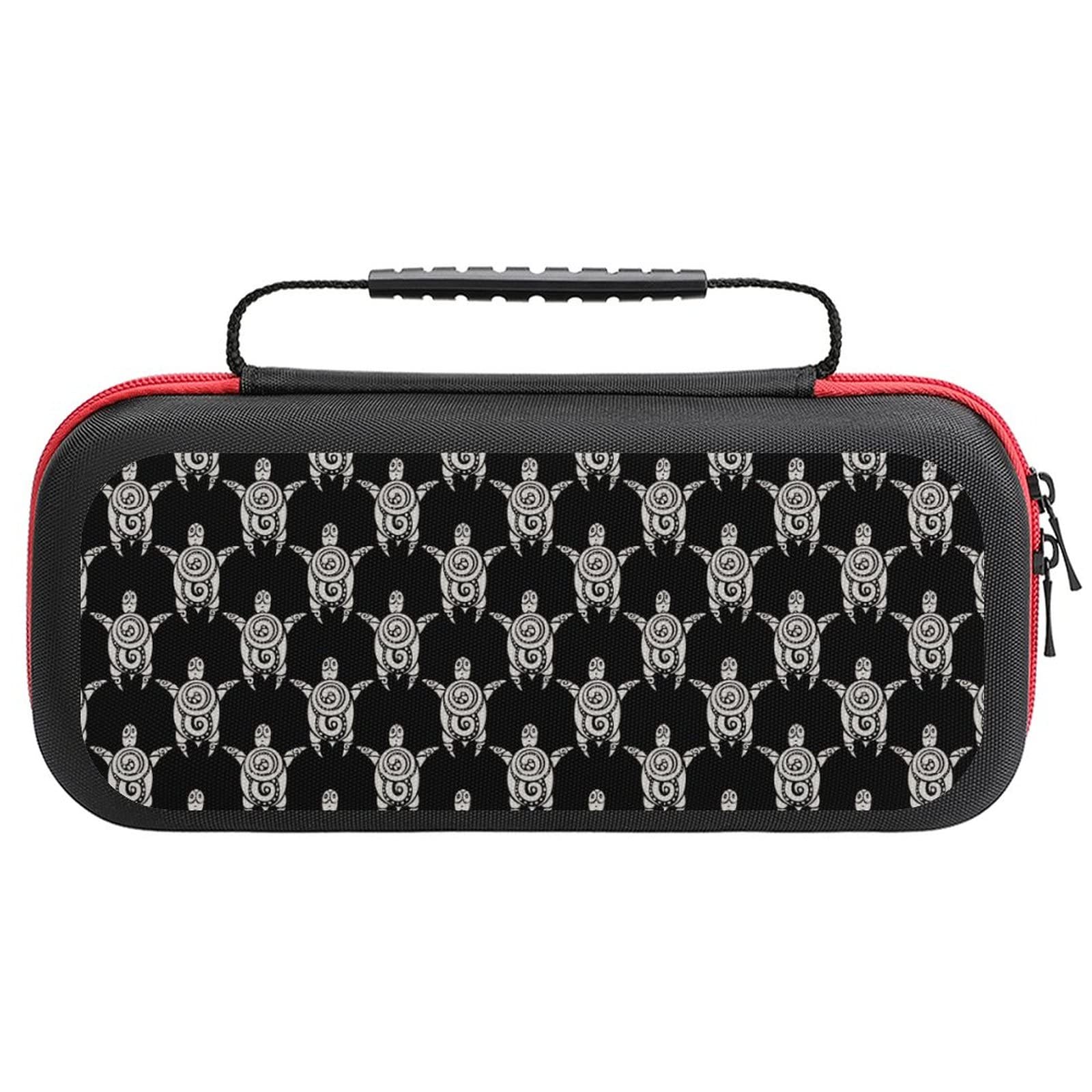 Polynesian Tribal Sea Turtles Nintendo Switch Carrying Case - Portable Travel Cover with 20 Game Card Slots - Perfect for Gaming On-The-Go & Travel Protection