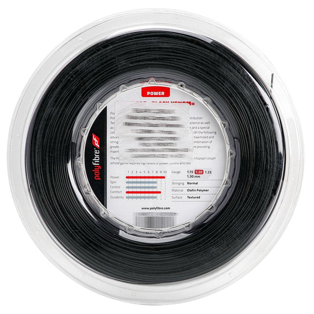 Premium Unisex Black Venom String Reel - 1.2mm Thickness, 200m Length - Ideal for Fishing, Camping & Outdoor Sports Accessories
