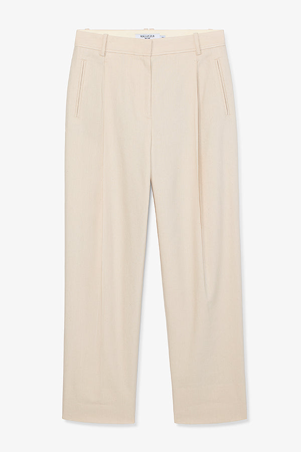 Arlo Breeze Pant - Soft Cotton Viscose Blend Women's Casual Pants in Natural Color | Perfect for Yoga, Lounge & Summer Outfits