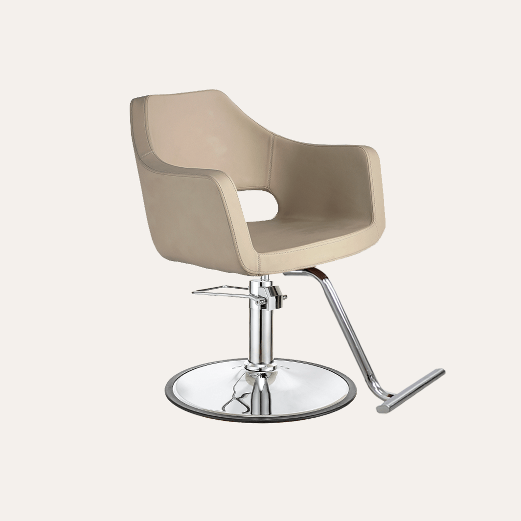 Vera Salon Chair - Professional Hydraulic Styling Chair for Hairdressers & Barbers - Adjustable Height & Swivel Base - Perfect for Salons, Barber Shops & Home Use
