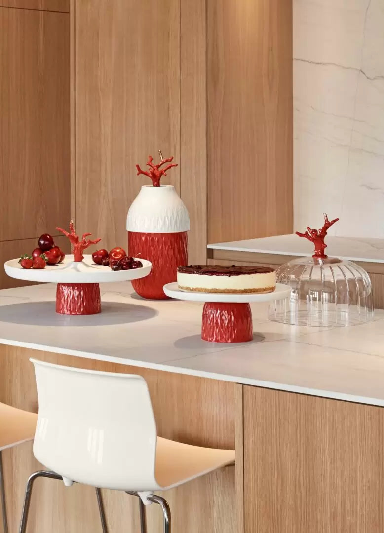 Elegant Coral Vase - Handcrafted Ceramic Home Decor for Modern Living Rooms, Wedding Centerpieces & Coastal Style Interior Design