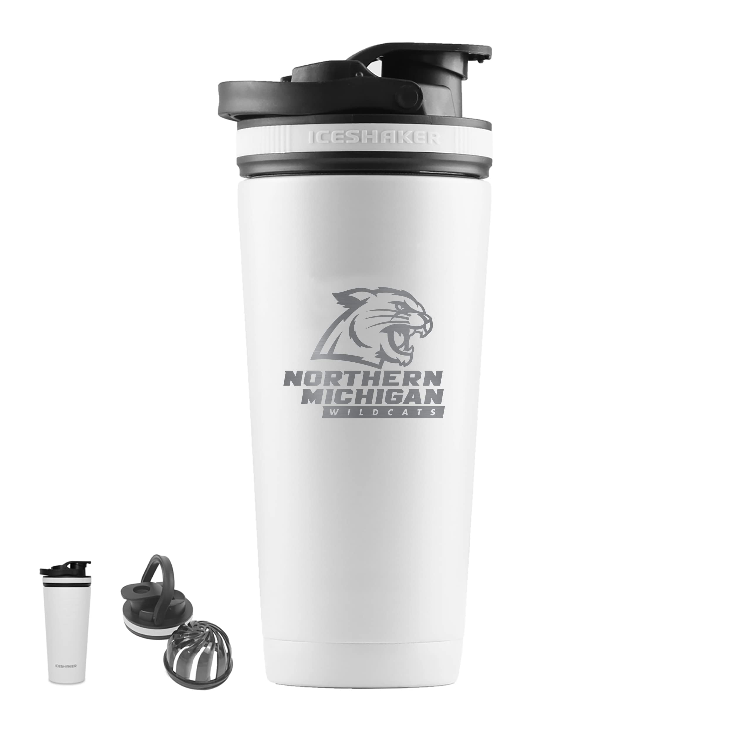 NCAA 26oz Ice Shaker Tumbler with Etched Logo - Gym & Travel