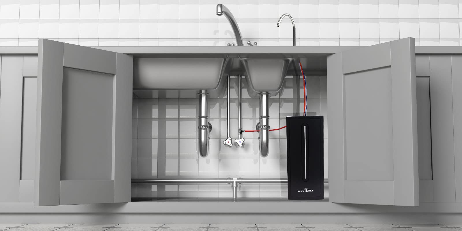 Under Sink Water Cooler and Filter System - Compact, Quiet & Efficient Water Chiller for Home & Office | Instant Cold Drinking Water Solution