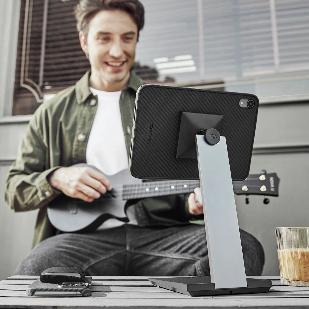 MagEZ Stand for Tablets - Adjustable Tablet Holder Stand for iPad, Samsung, Kindle - Perfect for Home, Office & Travel Use
