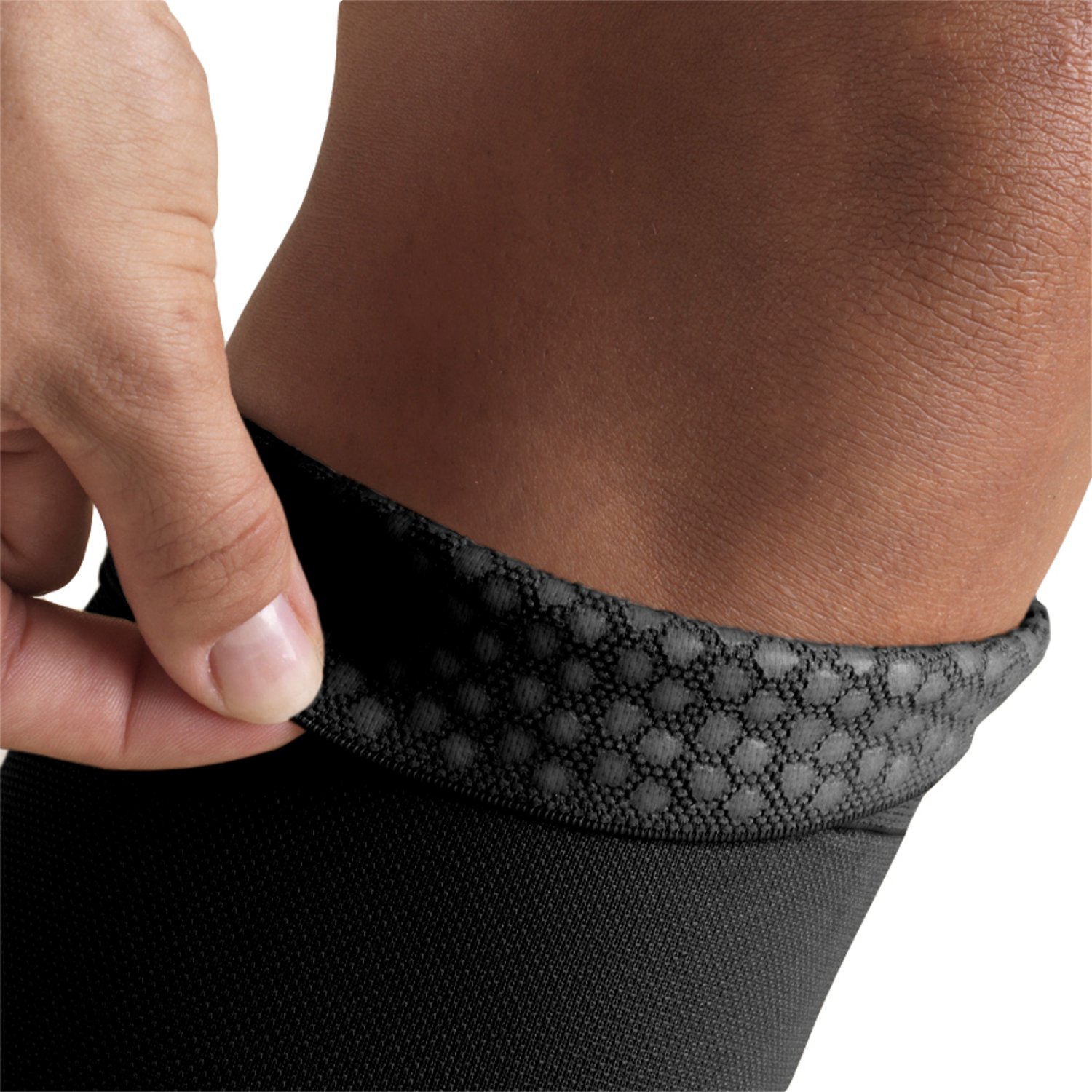 Truform Women's Thigh High Open Toe Compression Stockings - Medical Support Socks for Varicose Veins & Swelling Relief - Perfect for Nurses, Travel & Pregnancy