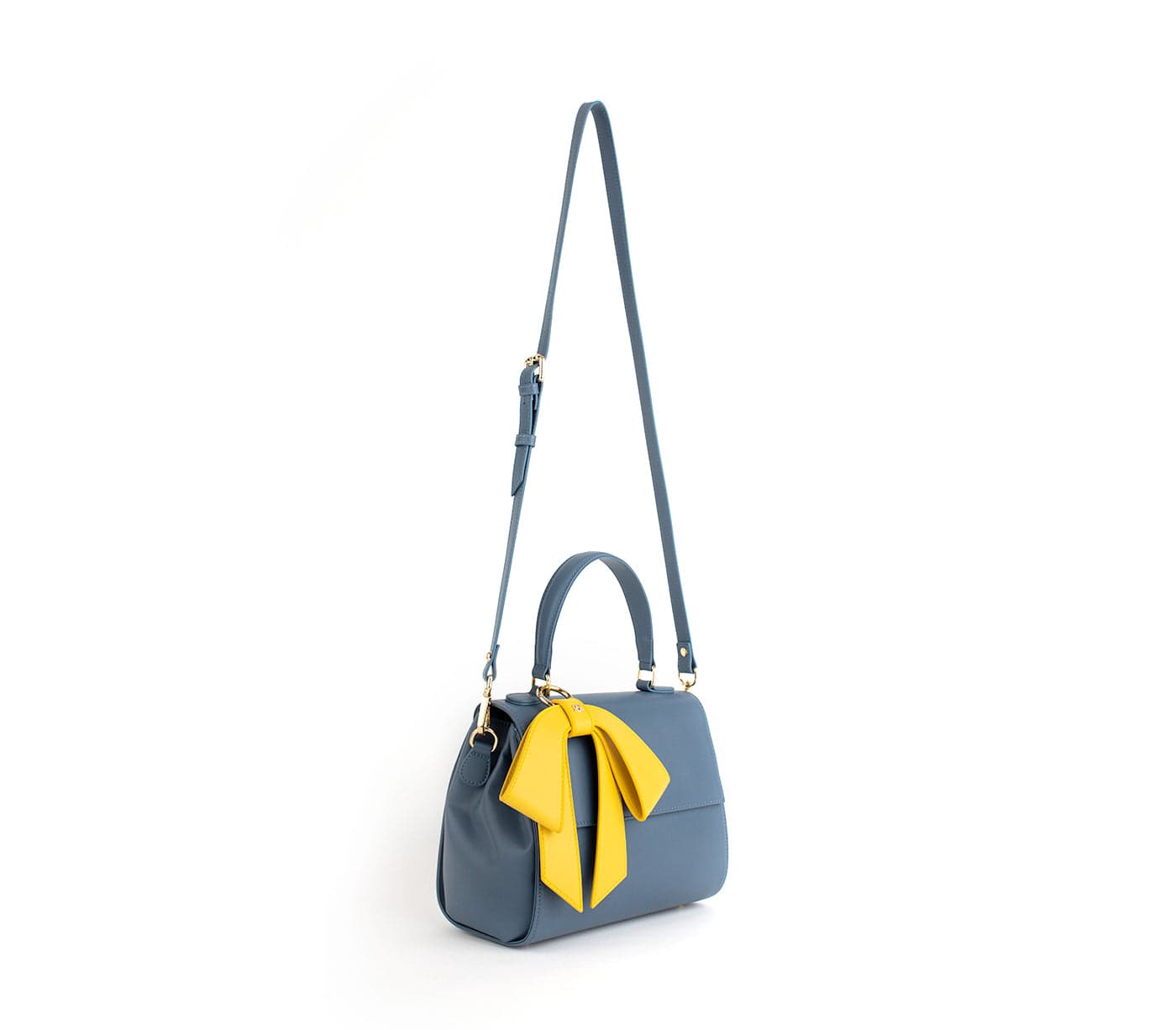 Vegan Leather Handbag for Women | Cottontail Deep Blue Crossbody Purse | Ethical Fashion Accessory for Work, Travel & Everyday Use