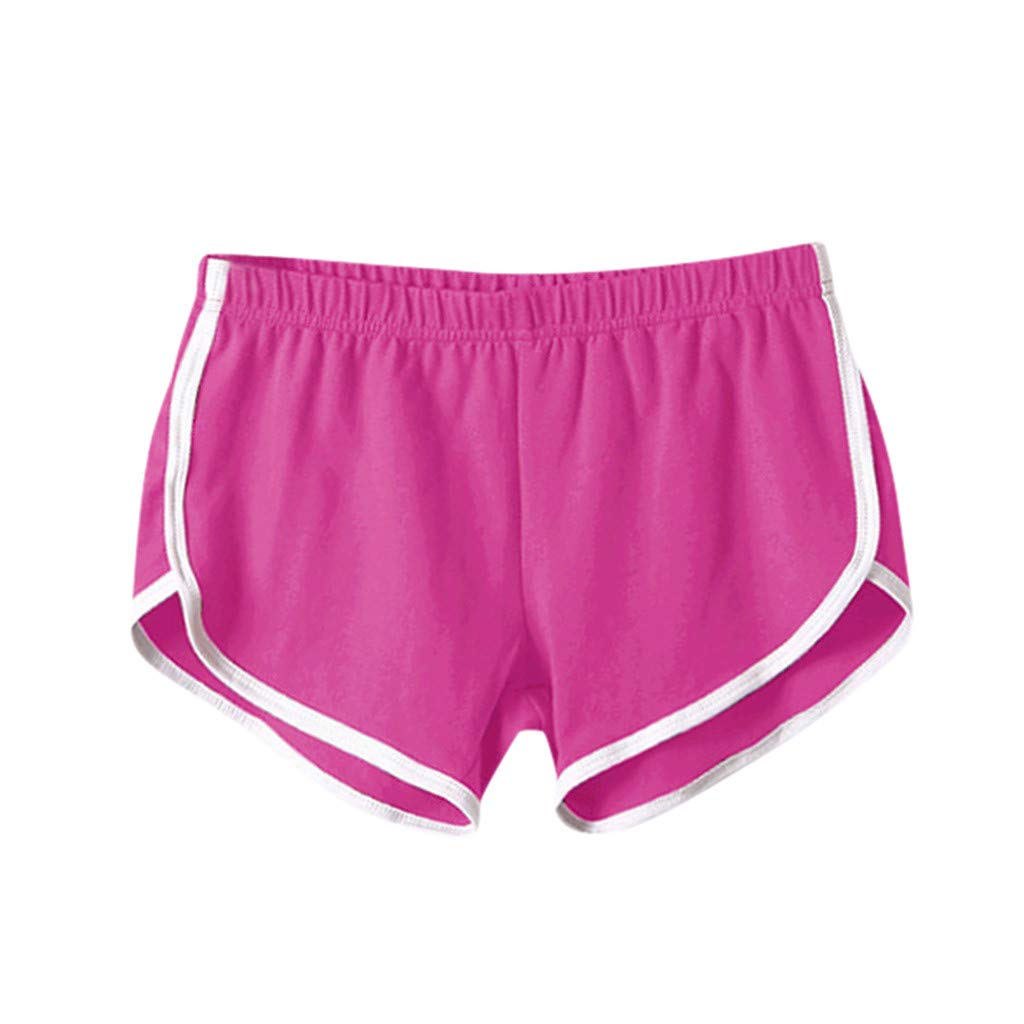 Men's & Women's Casual Summer Shorts - Elastic Waist Gym Workout Running Yoga Shorts - Breathable Lounge Pants for Fitness, Travel & Home Wear