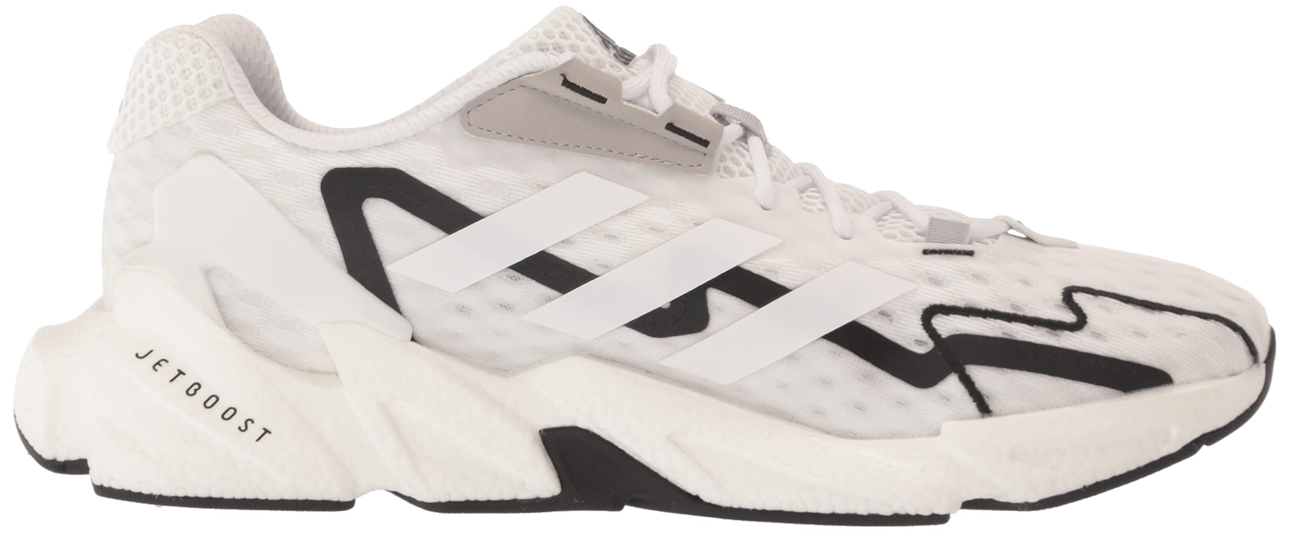 Adidas Men's X9000L3 Running Shoes - Lightweight Breathable White/Black Sneakers for Jogging, Gym & Workout | Heat.RDY Technology | Size 11