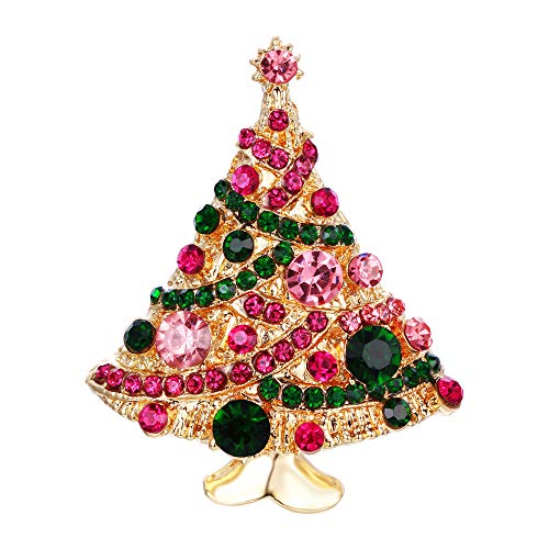 Gold-tone Green w/ Pink