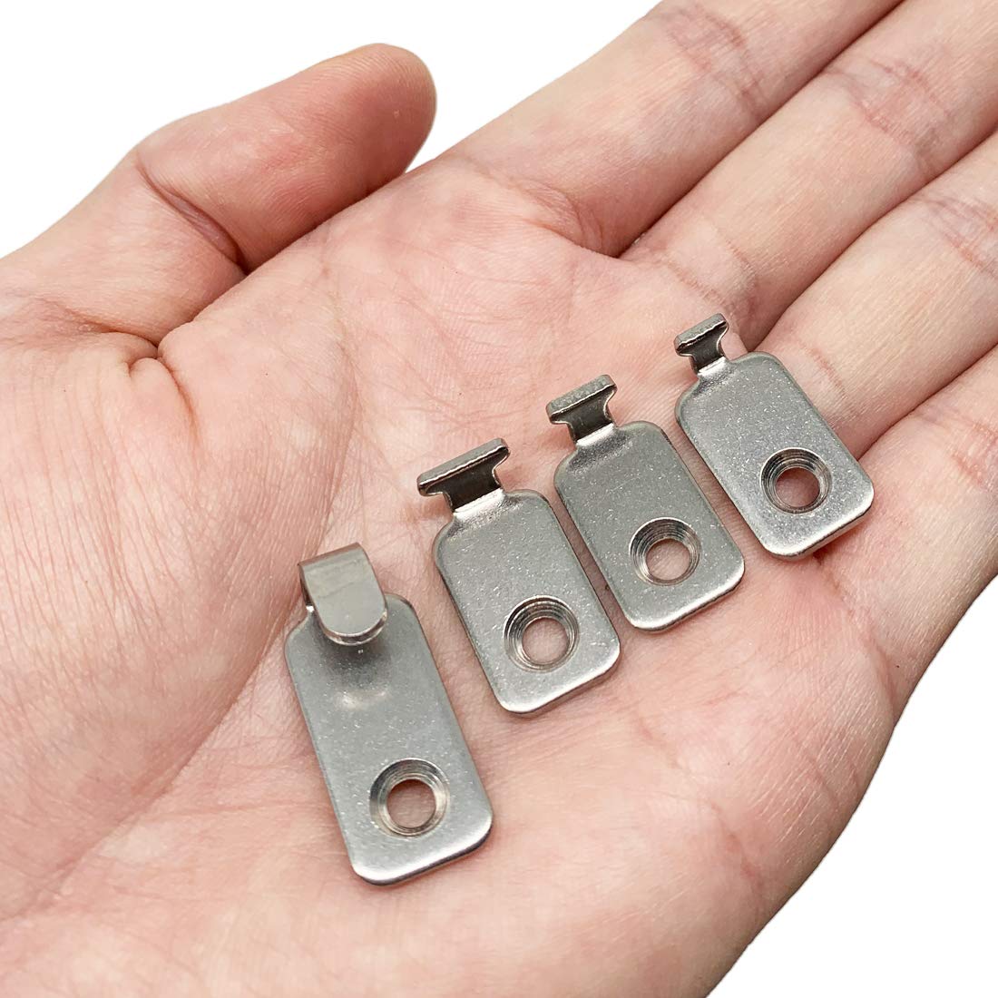 10-Pack Heavy Duty 304 Stainless Steel Wall Hooks - Mini J Hooks for Hanging Picture Frames, Mirrors, Keys & More - Durable Wall Mount Hangers for Wire, D-Rings & Keyhole Slots (Perfect for Home Decor & Office Organization)