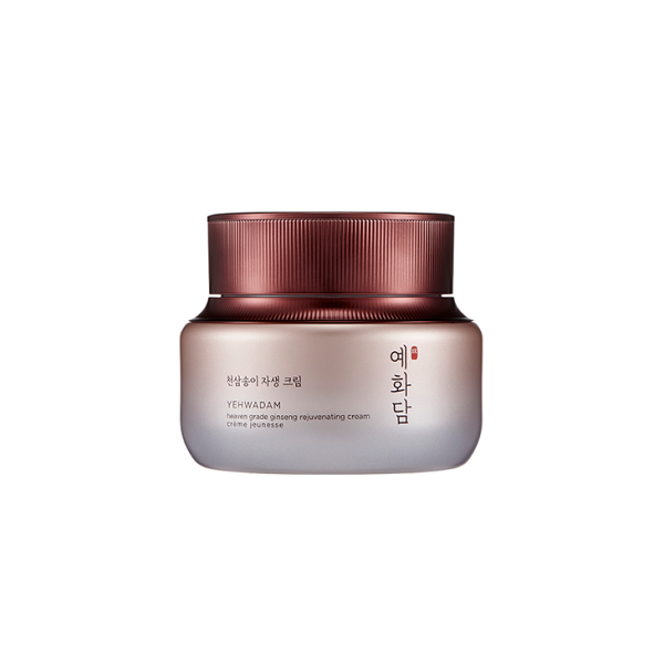 Yehwadam Heaven Grade Ginseng Rejuvenating Cream by The Face Shop - Anti-Aging Moisturizer for Dry & Mature Skin - Perfect for Nighttime Skincare Routine & Daily Hydration