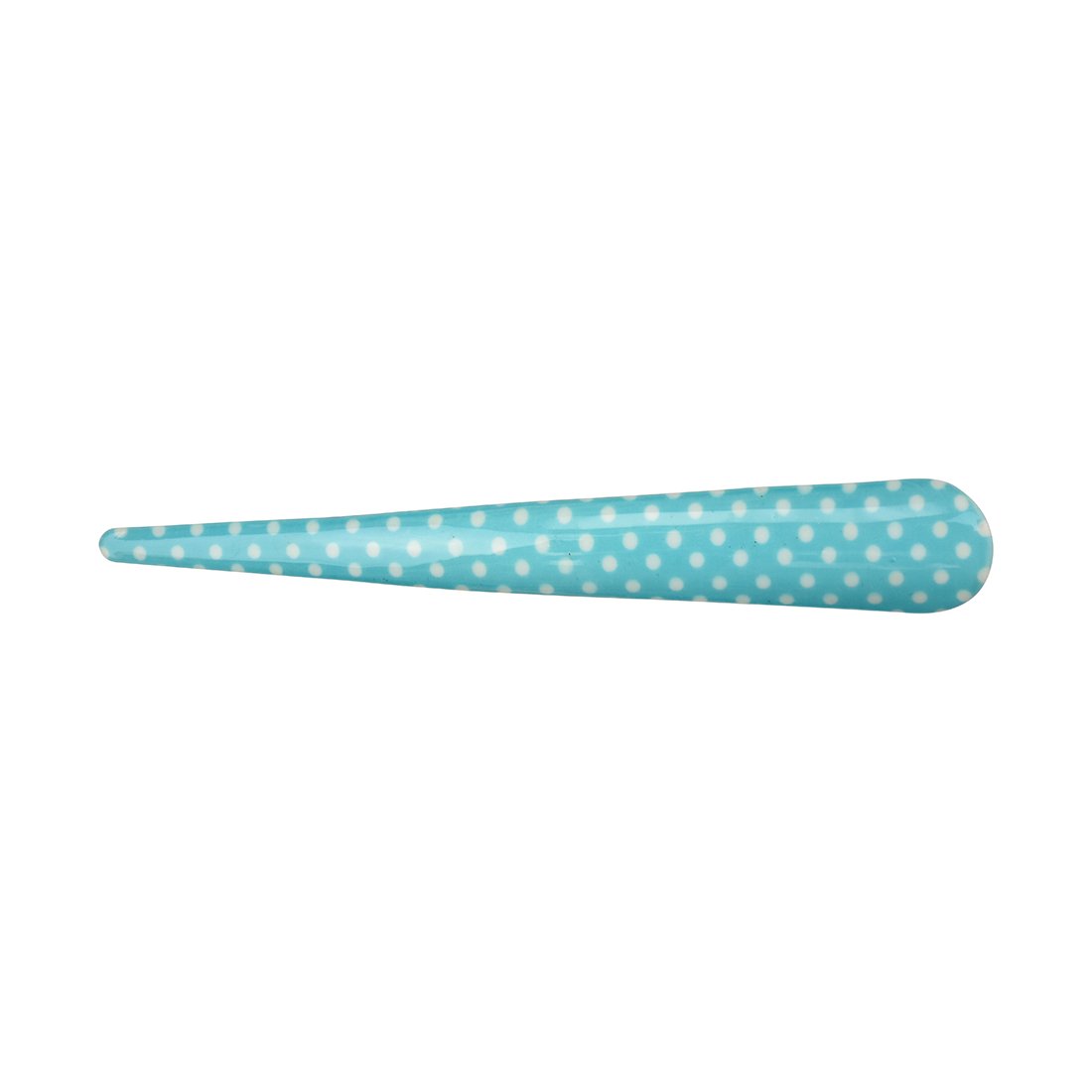 Polka Dot Salon Hair Clip - Blue, Perfect for Parties, Weddings, and Everyday Style