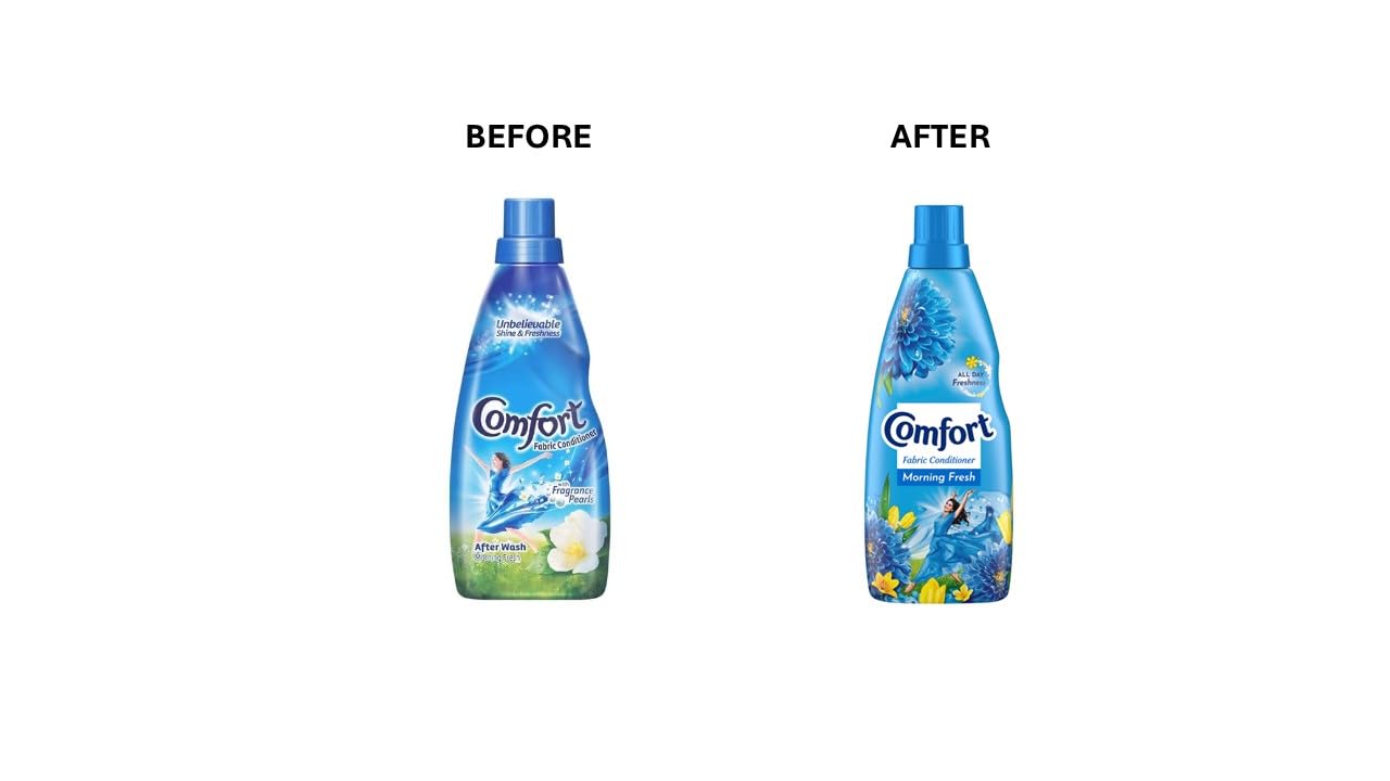 Comfort Morning Fresh Fabric Conditioner 860 mL | Liquid Fabric Softener for Softness, Shine & Long-Lasting Freshness | Ideal for Laundry, Bedding & Clothes Care