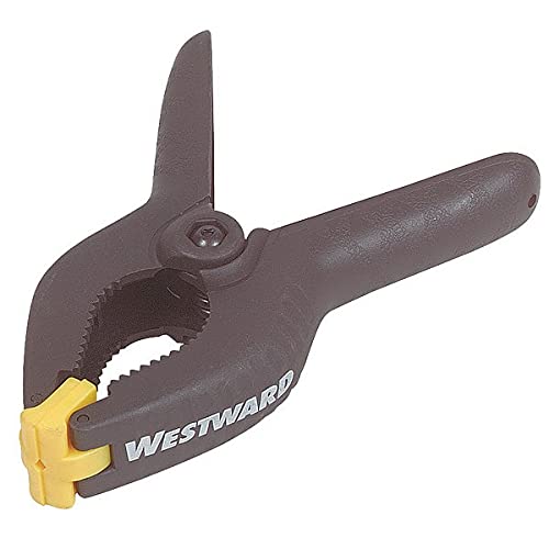 Westward 2-Inch Spring Clamp with No-Slip Grip - Heavy Duty Clamps for Woodworking, DIY Projects, and Crafting (Pack of 20) - Perfect for Securing Materials, Holding Workpieces, and Workshop Use