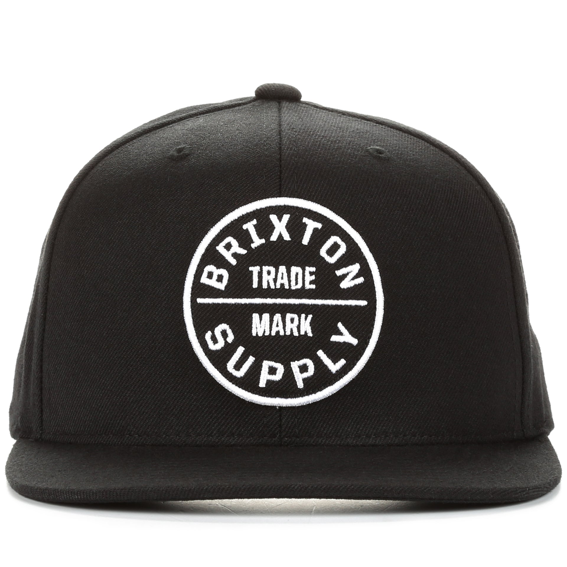 Brixton Oath III Snapback Hat - Black Adjustable Baseball Cap for Men & Women | Perfect for Casual Wear, Street Style & Outdoor Activities